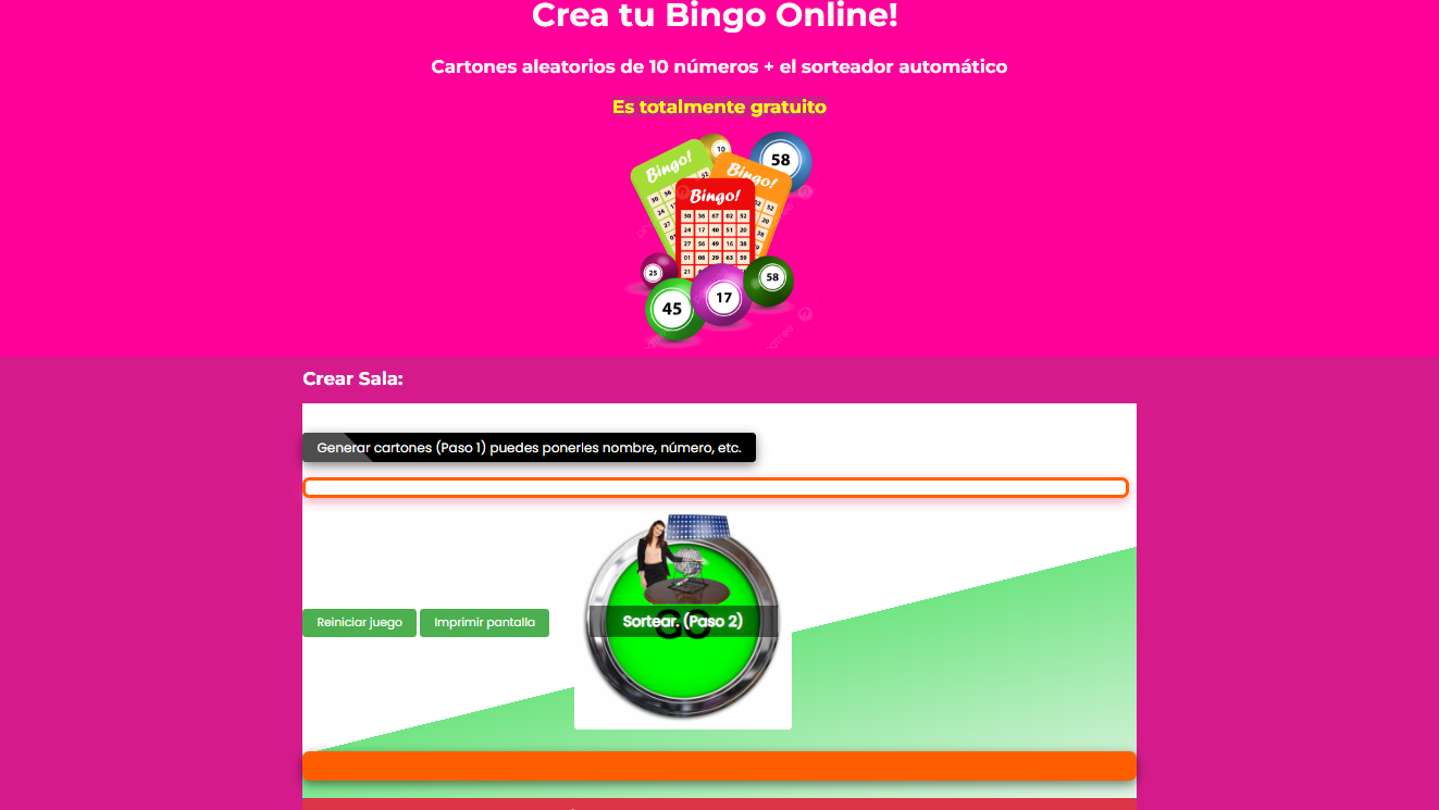 bingo online salas